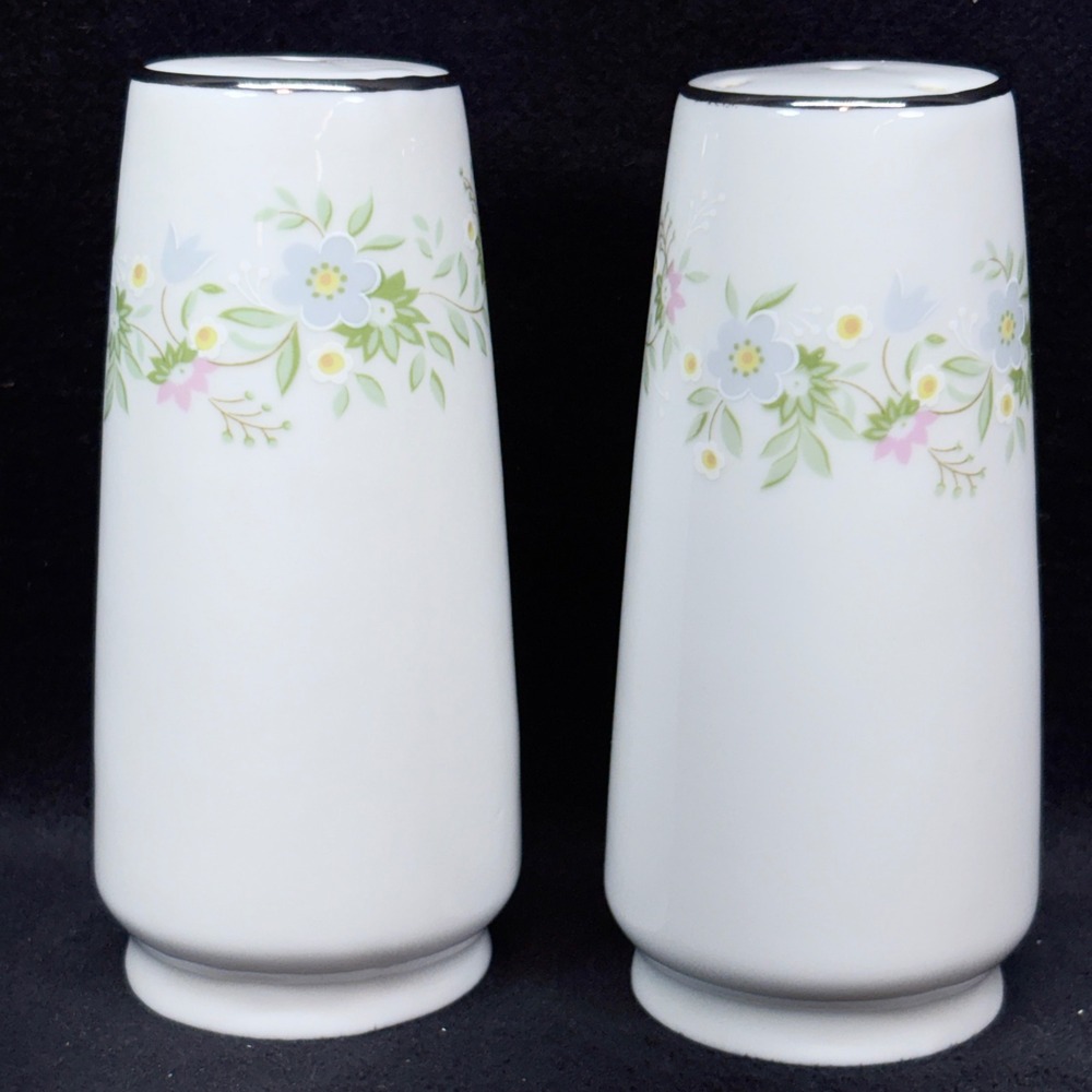 Johann Haviland Bavarian China Forever Spring‎ Salt & Pepper Shakers Floral